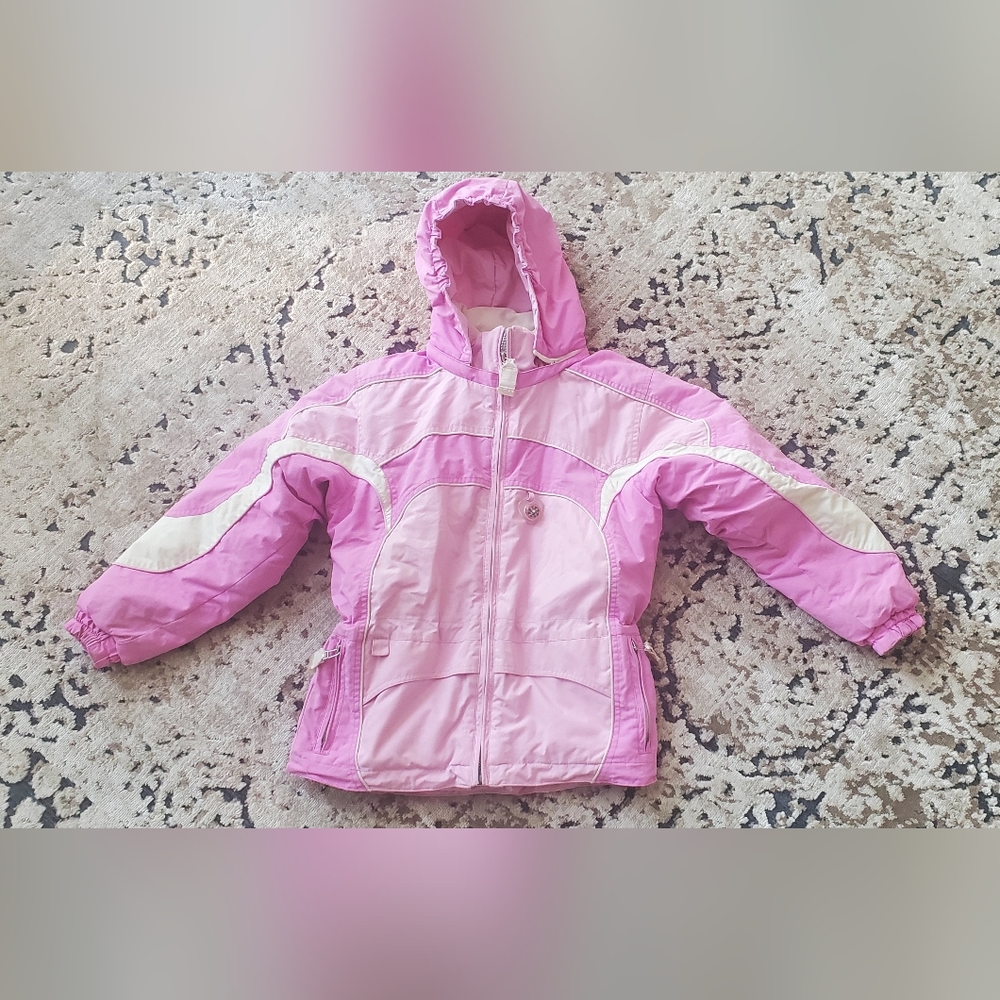 Obermeyer Ski Bib and Jacket set,  Girls Size 7